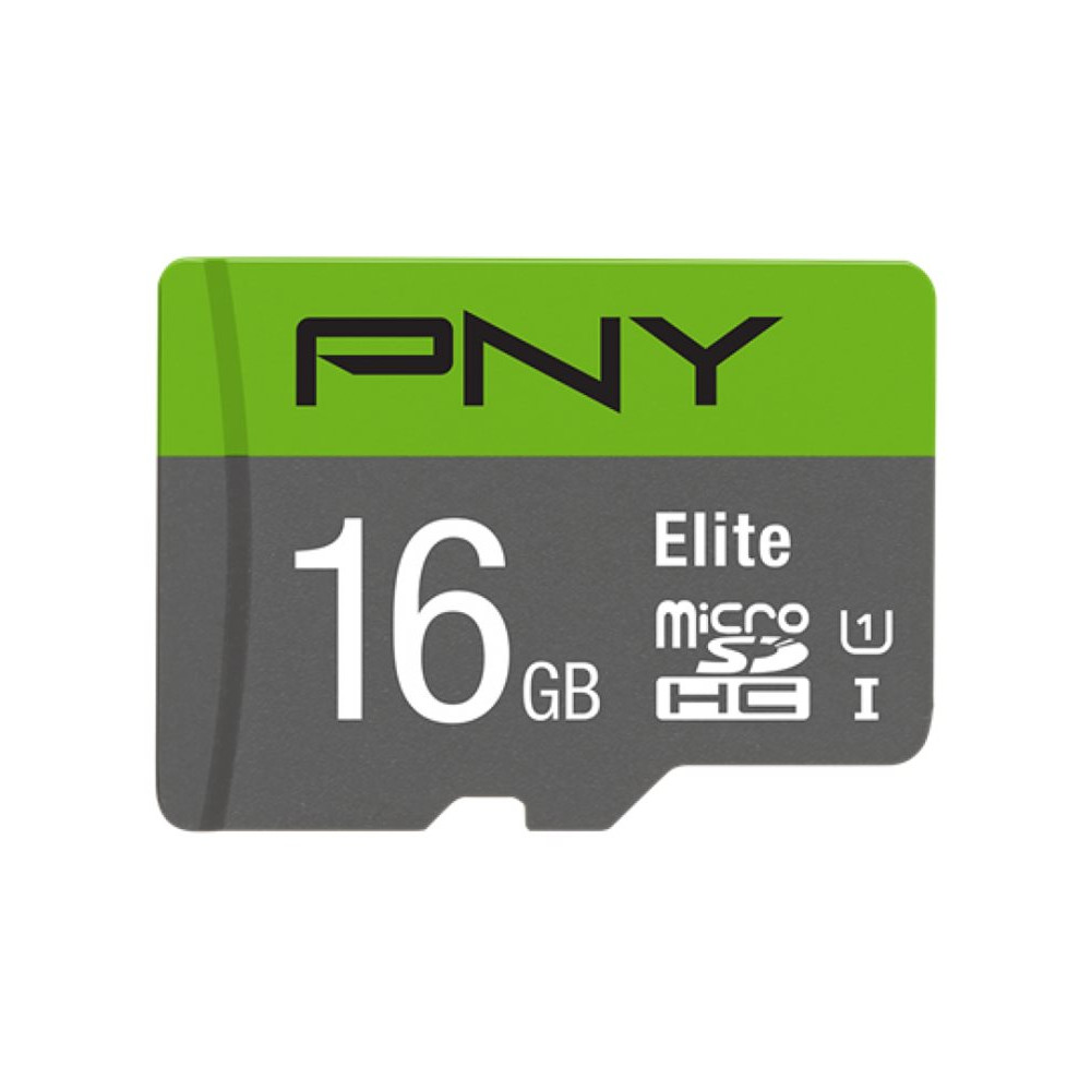 Produktbild för PNY Elite - flash-minneskort - 16 GB - microSDHC UHS-I