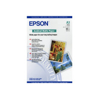 Produktbild för Epson Archival Matte Paper - papper - matt - 50 ark - A3 - 192 g/m²