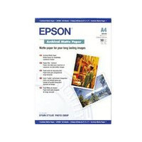 Produktbild för Epson Archival Matte Paper - papper - matt - 50 ark - A3 - 192 g/m²