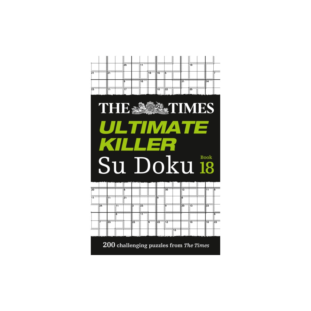 Produktbild för The Times Ultimate Killer Su Doku Book 18 (häftad, eng)