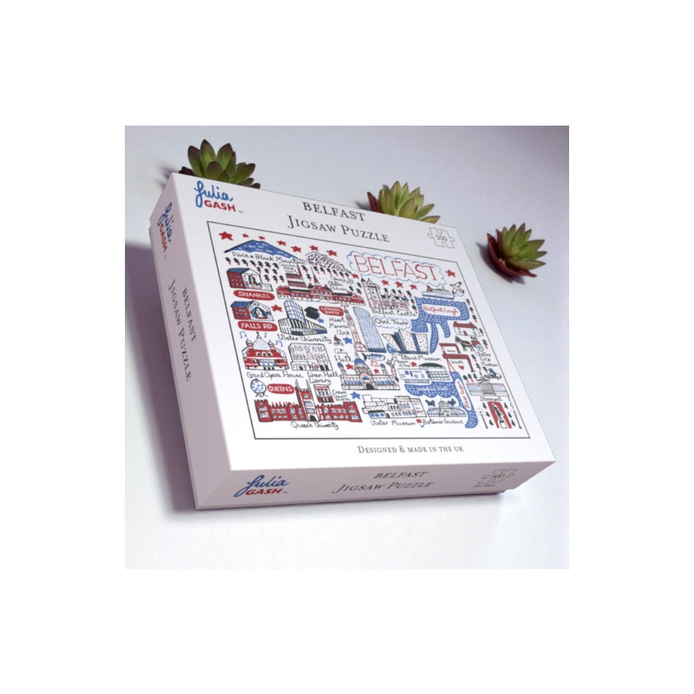 Produktbild för Julia Gash 500 Piece Jigsaw - Belfast