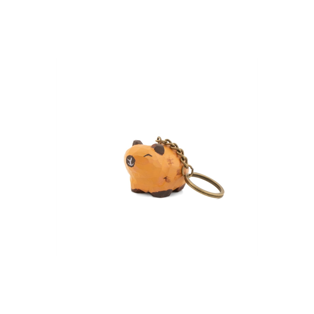 Produktbild för Capybara Wooden Keyring