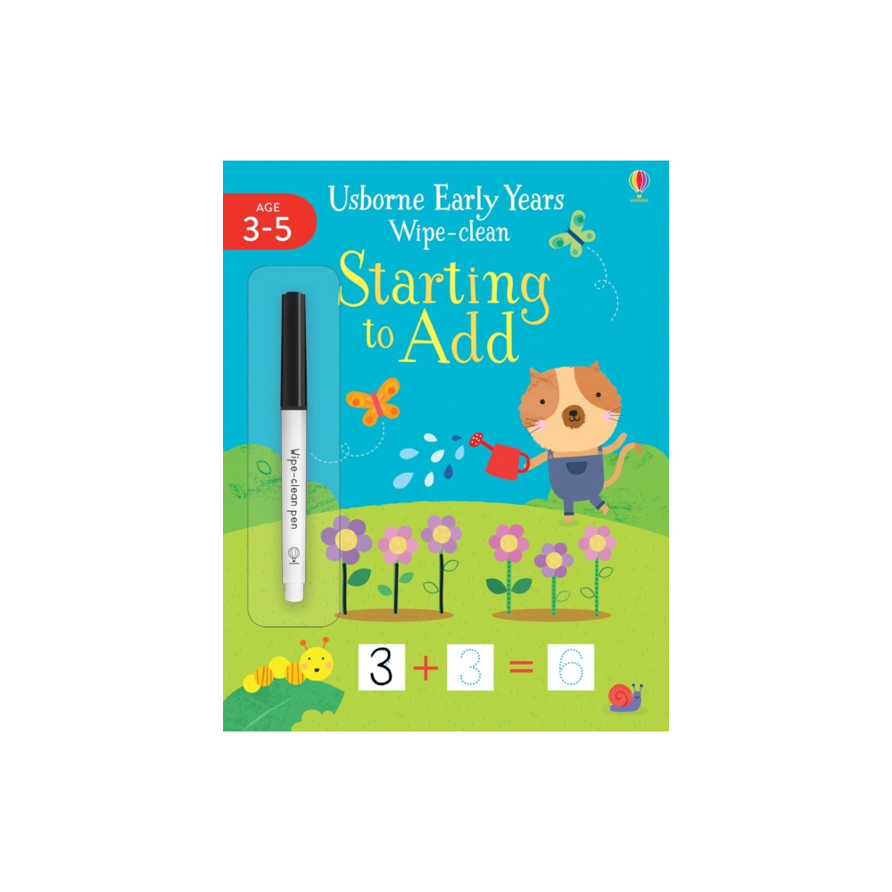 Produktbild för Early Years Wipe-Clean Starting to Add (häftad, eng)