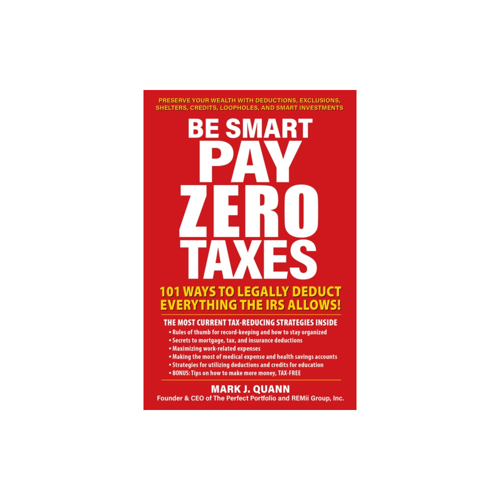 Produktbild för Be Smart Pay Zero Taxes (häftad, eng)