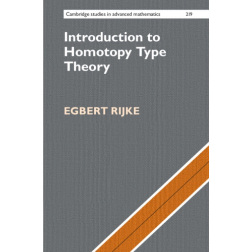 Cambridge University Press Introduction to Homotopy Type Theory (inbunden, eng)