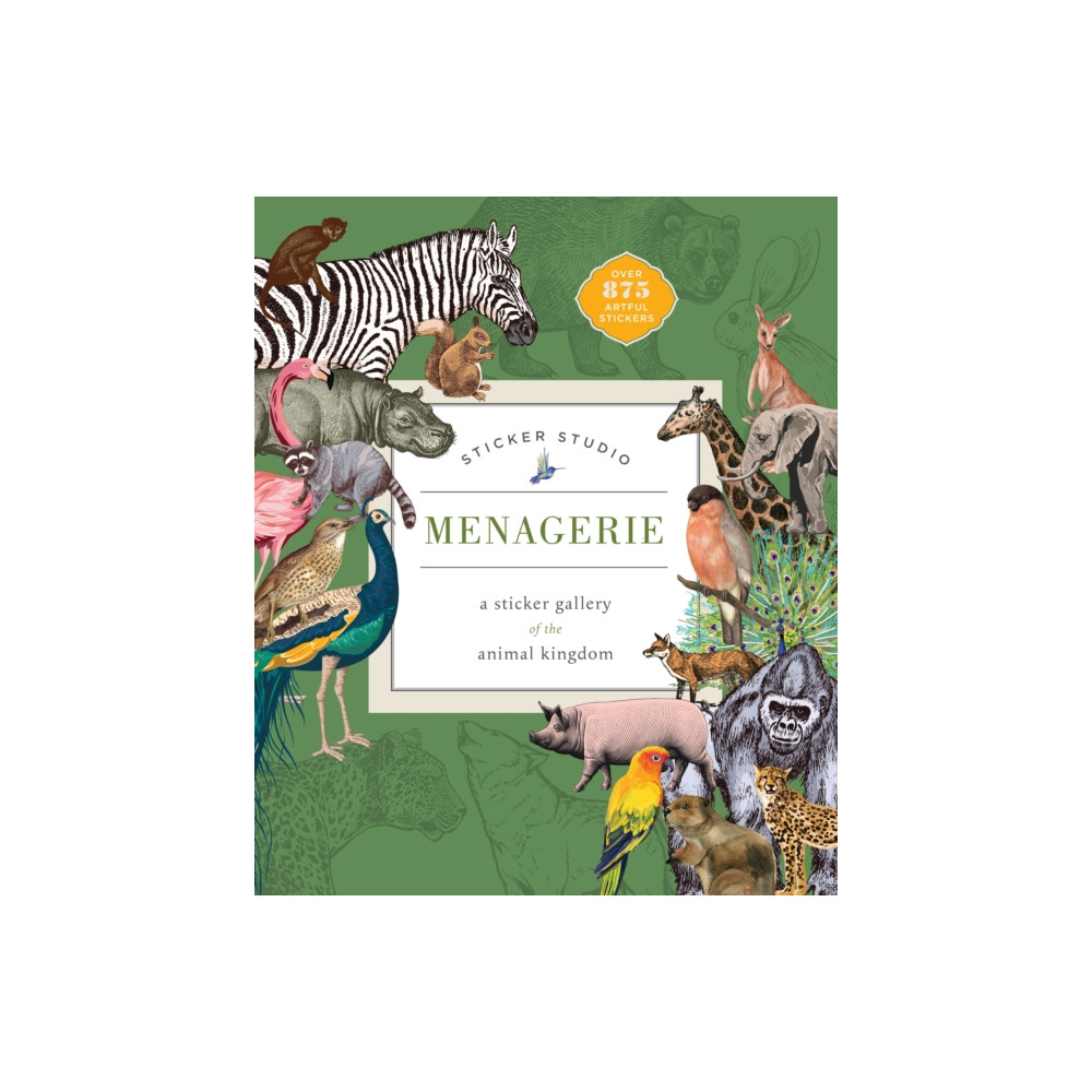 Produktbild för Sticker Studio: Menagerie (inbunden, eng)