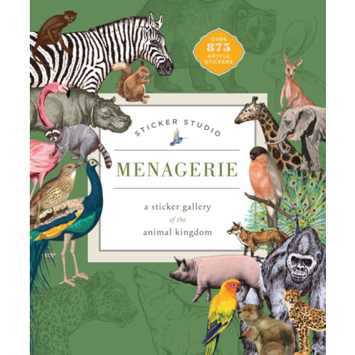 Castle Point Books Sticker Studio: Menagerie (inbunden, eng)