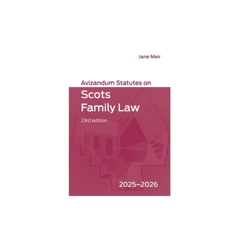 Produktbild för Avizandum Statutes on Scots Family Law (häftad, eng)