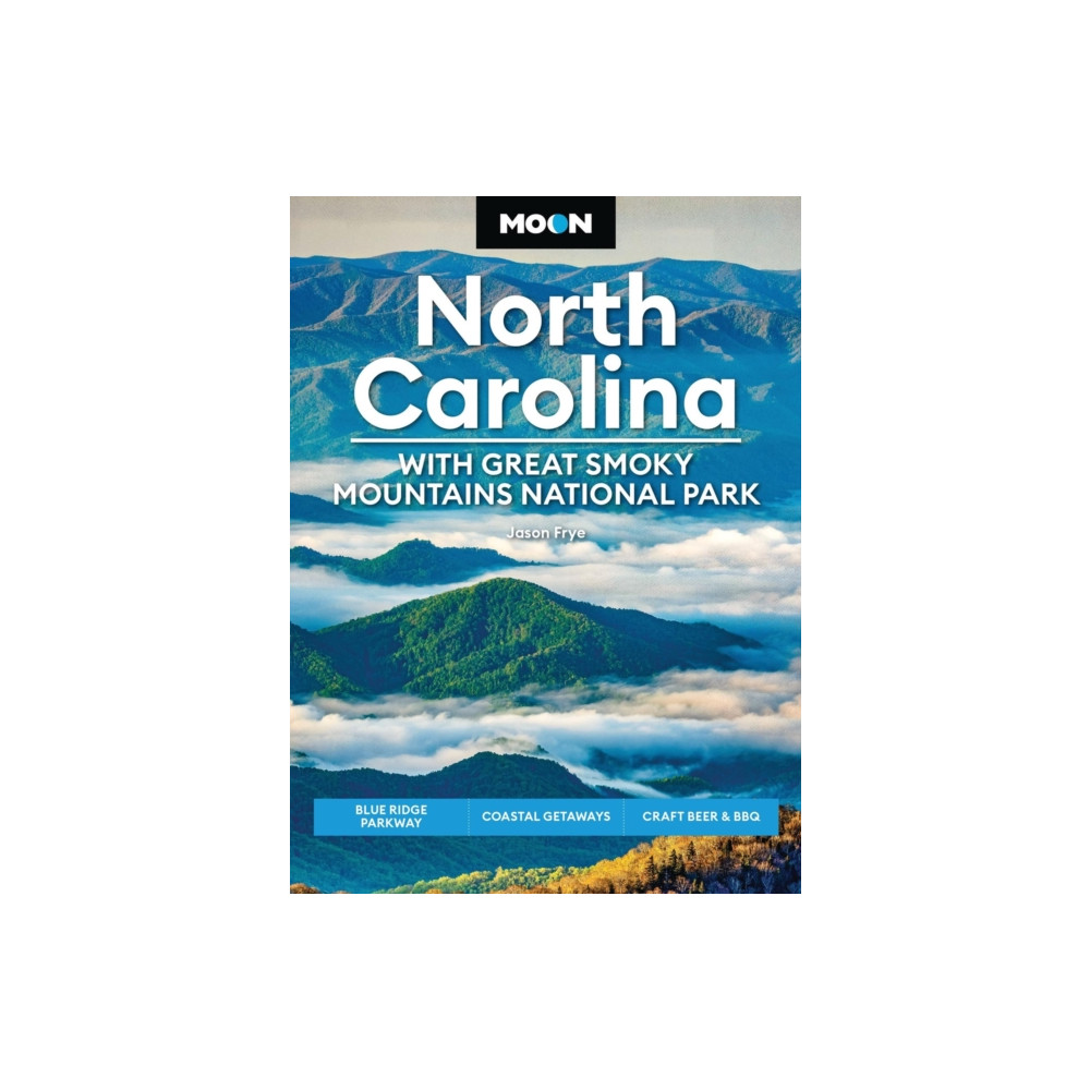 Produktbild för Moon North Carolina: With Great Smoky Mountains National Park (Ninth Edition) (häftad, eng)