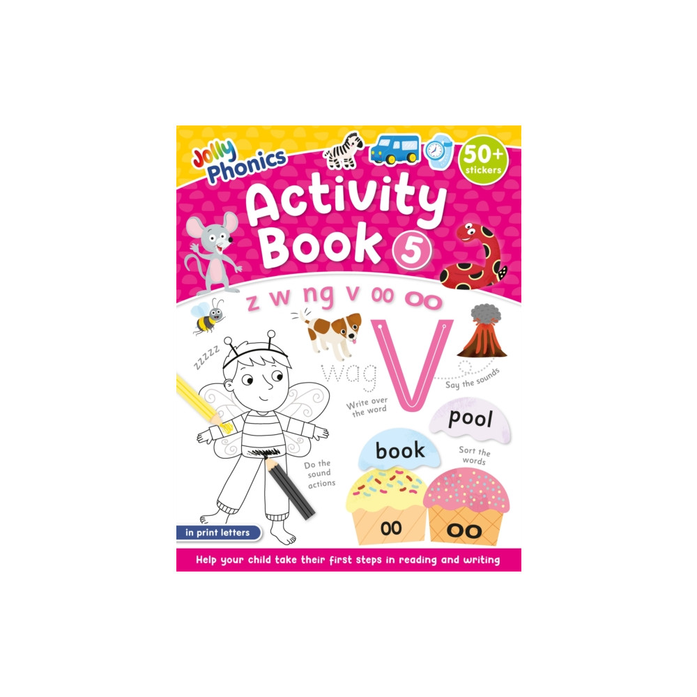 Produktbild för Jolly Phonics Activity Book 5 (häftad, eng)