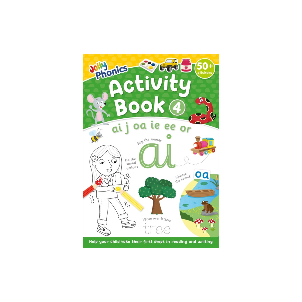 Produktbild för Jolly Phonics Activity Book 4 (häftad, eng)