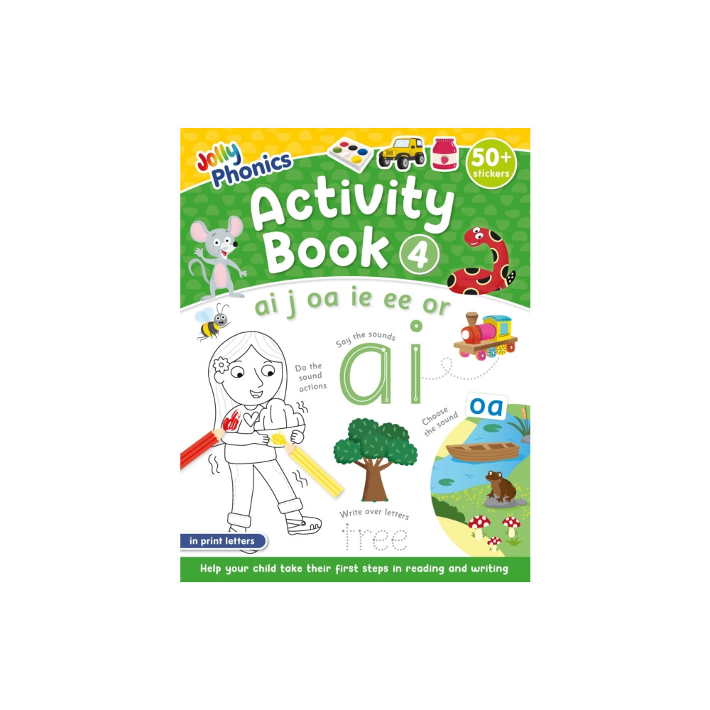 Produktbild för Jolly Phonics Activity Book 4 (häftad, eng)