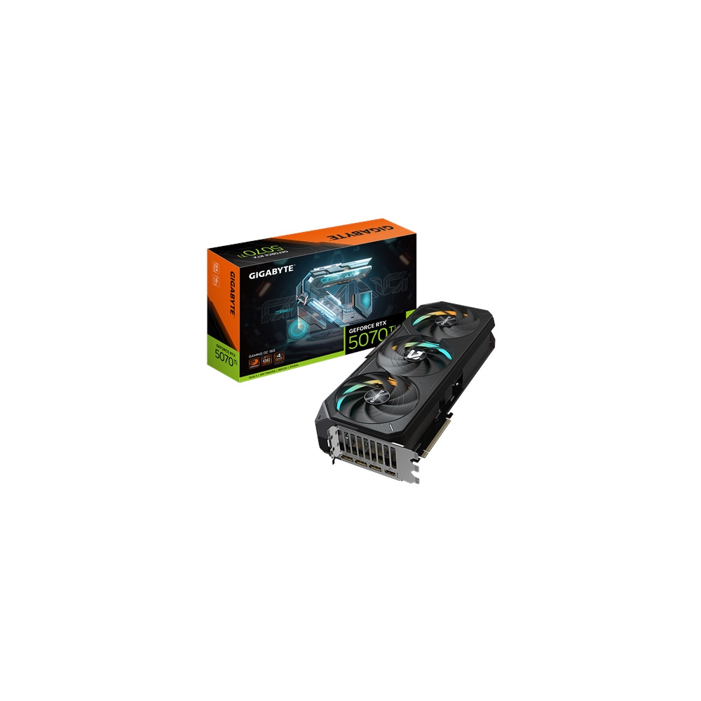 Produktbild för Gigabyte GeForce RTX 5070 Ti GAMING OC 16G - grafikkort - GeForce RTX 5070 Ti - 16 GB