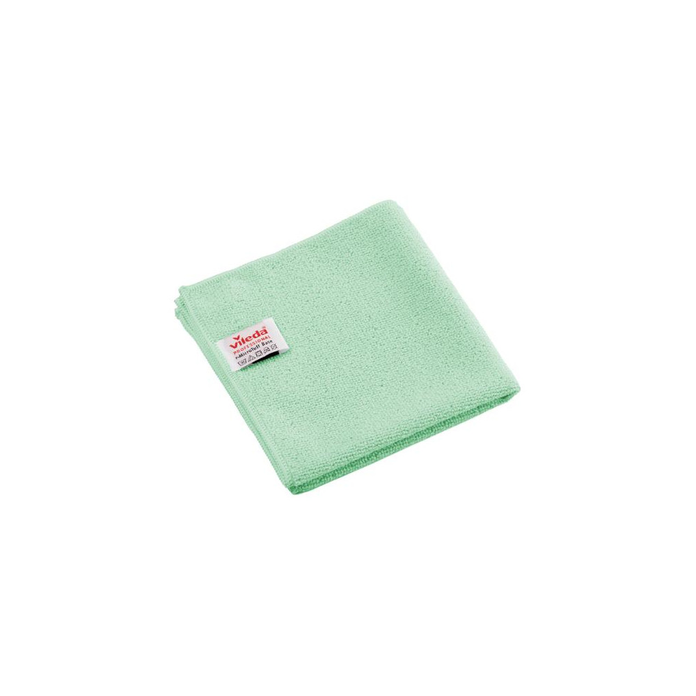 Produktbild för Microfiberduk VILEDA rMicroTuf grön 5/fp