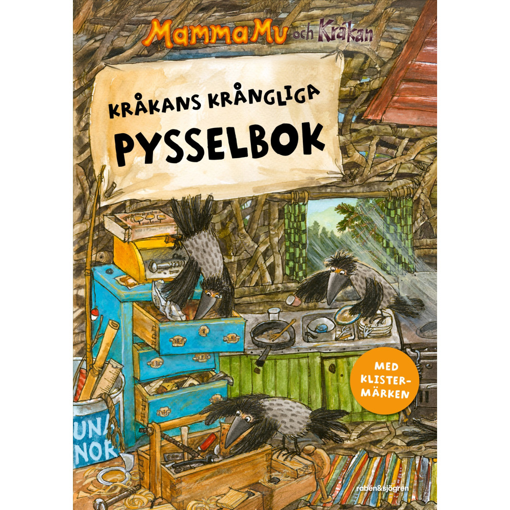 Produktbild för Kråkans krångliga pysselbok (häftad)