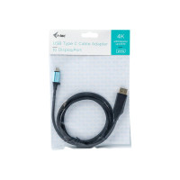 Produktbild för i-Tec - DisplayPort-kabel - USB-C till DisplayPort - 2 m