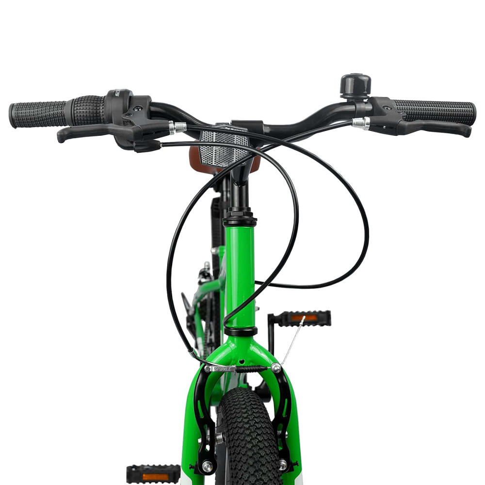 Produktbild för Mountainbike 20 Tum 6-Speed för 5-8 år gammal Grön