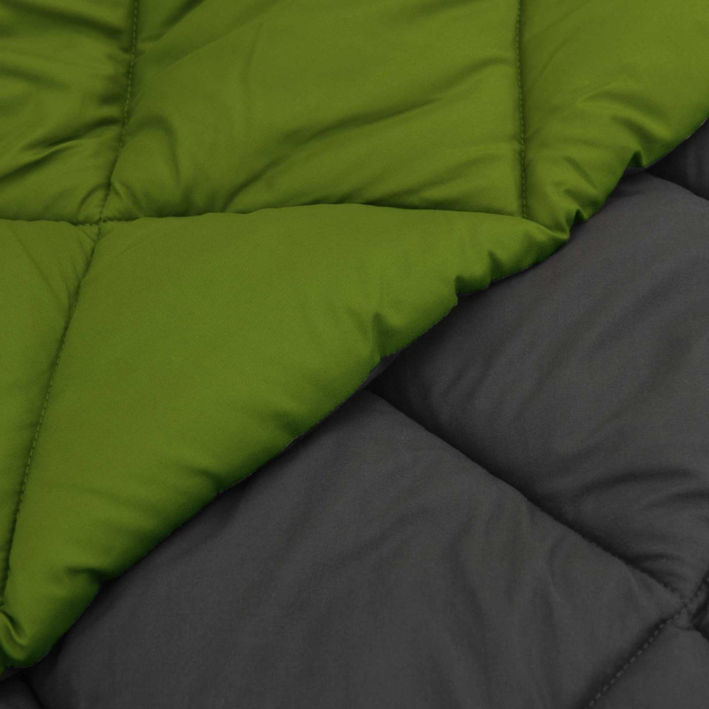 Produktbild för Sommar Duvet Grön och Antracit 200 x 155 cm Mikrofiber