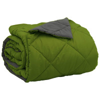 Produktbild för Sommar Duvet Grön och Antracit 200 x 200 cm Mikrofiber