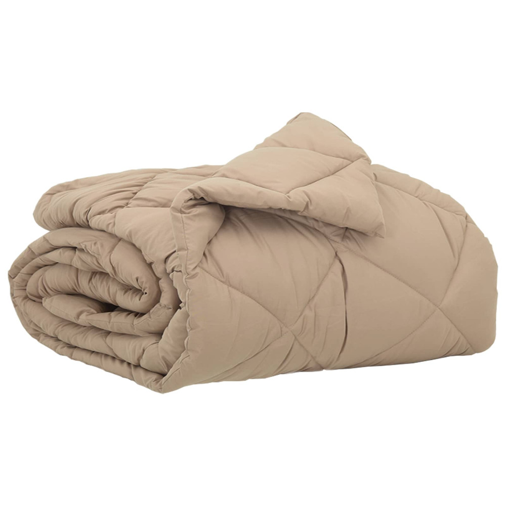 Produktbild för Sommar Duvet Taupe 200 x 140 cm Mikrofiber