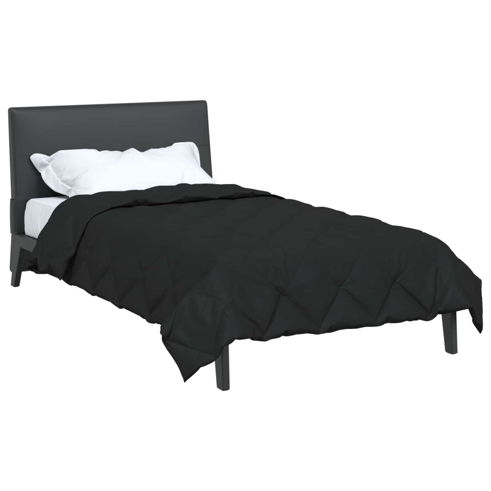 Produktbild för Sommar Duvet Svart 200 x 140 cm Mikrofiber