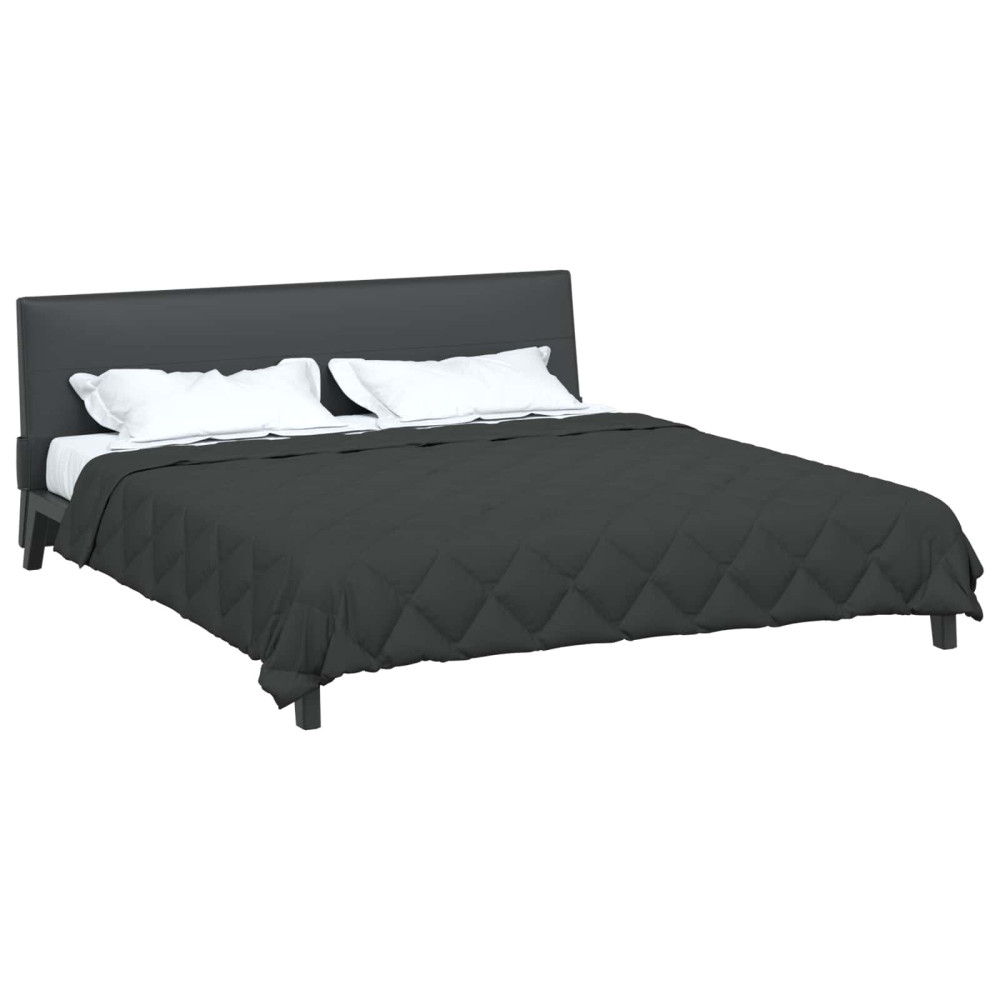 Produktbild för Full Års-Duvet Antracit 200 x 200 cm Mikrofiber