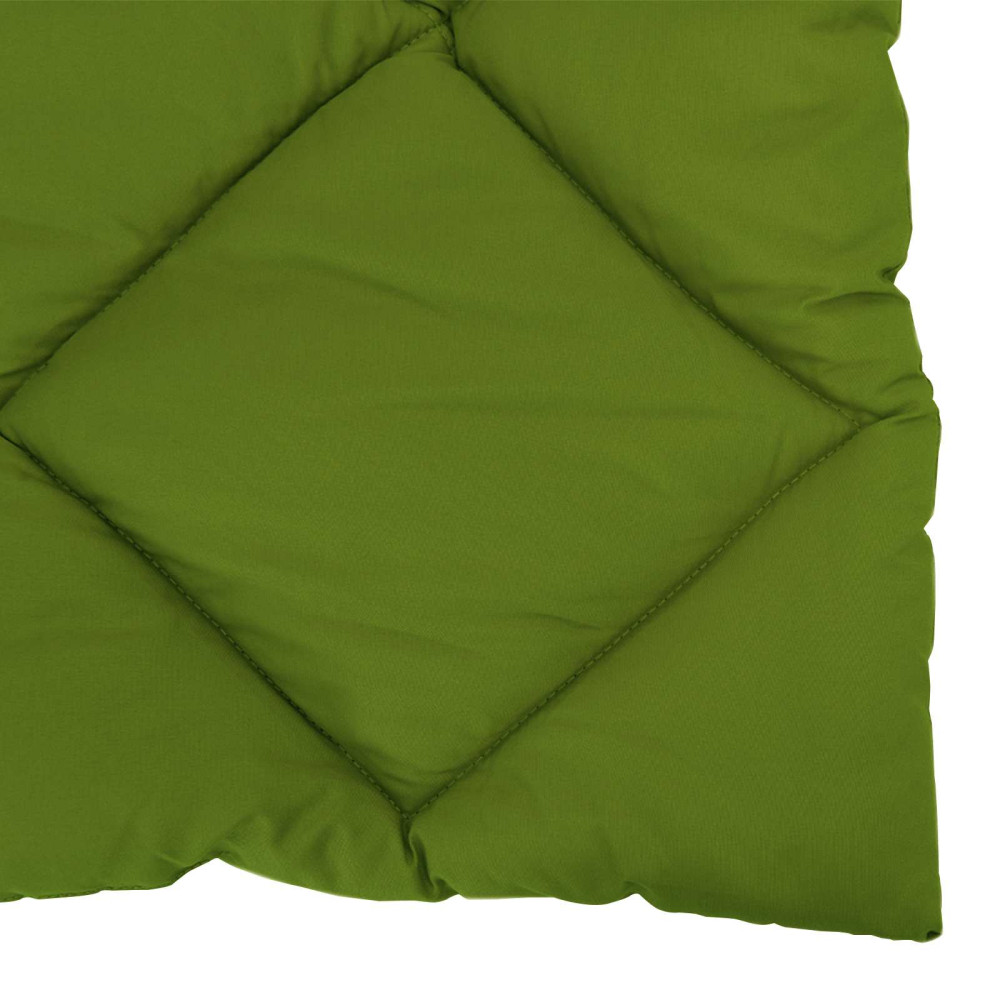 Produktbild för Full Års-Duvet Grön 135 x 220 cm Mikrofiber