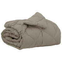 Produktbild för Full Års-Duvet Ljusgrå 155 x 220 cm Mikrofiber