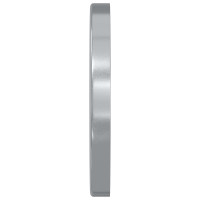 Produktbild för Skivor 12 pcs Silver 10 x 10 x 1,2 mm Järn