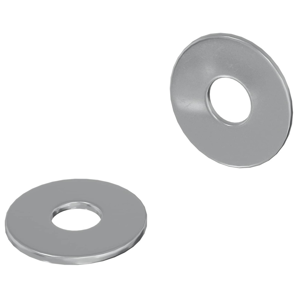 Produktbild för Skivor 2 pcs Silver 18 x 18 x 1,2 mm Järn