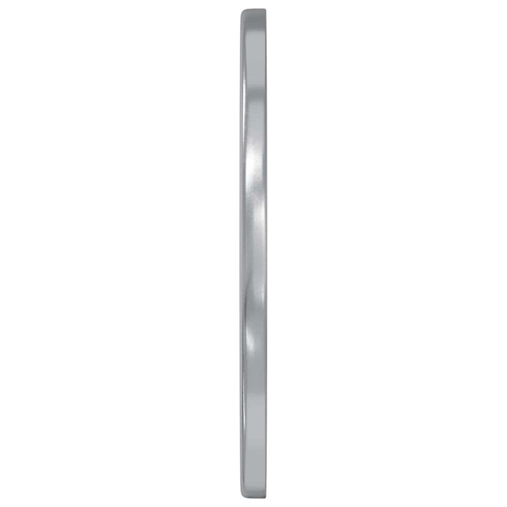 Produktbild för Skivor 2 pcs Silver 18 x 18 x 1,2 mm Järn