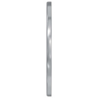 Produktbild för Skivor 12 pcs Silver 18 x 18 x 1,2 mm Järn