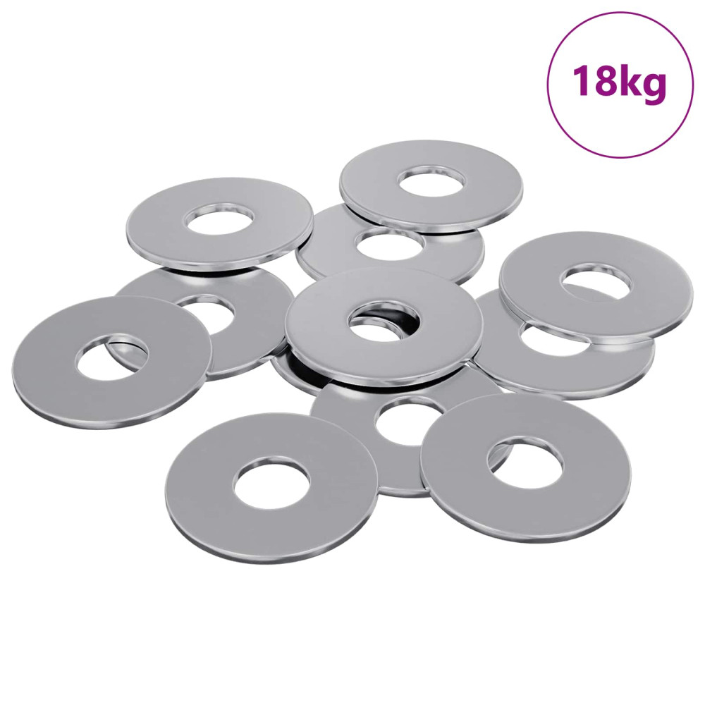 Produktbild för Skivor 9000 pcs Silver Järn