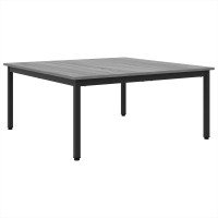 Produktbild för Kaffeebord Grå Sonoma 100 x 100 x 45 cm Konstruerat trä