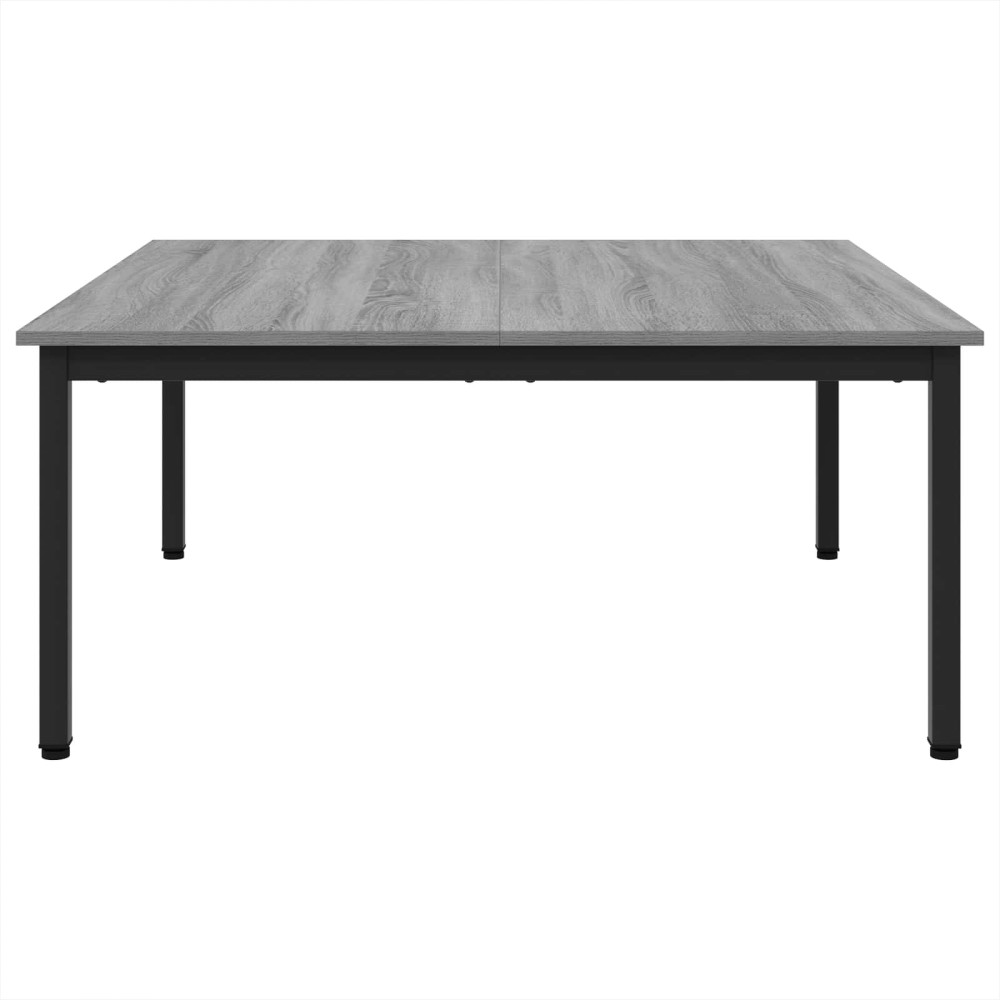 Produktbild för Kaffeebord Grå Sonoma 100 x 100 x 45 cm Konstruerat trä