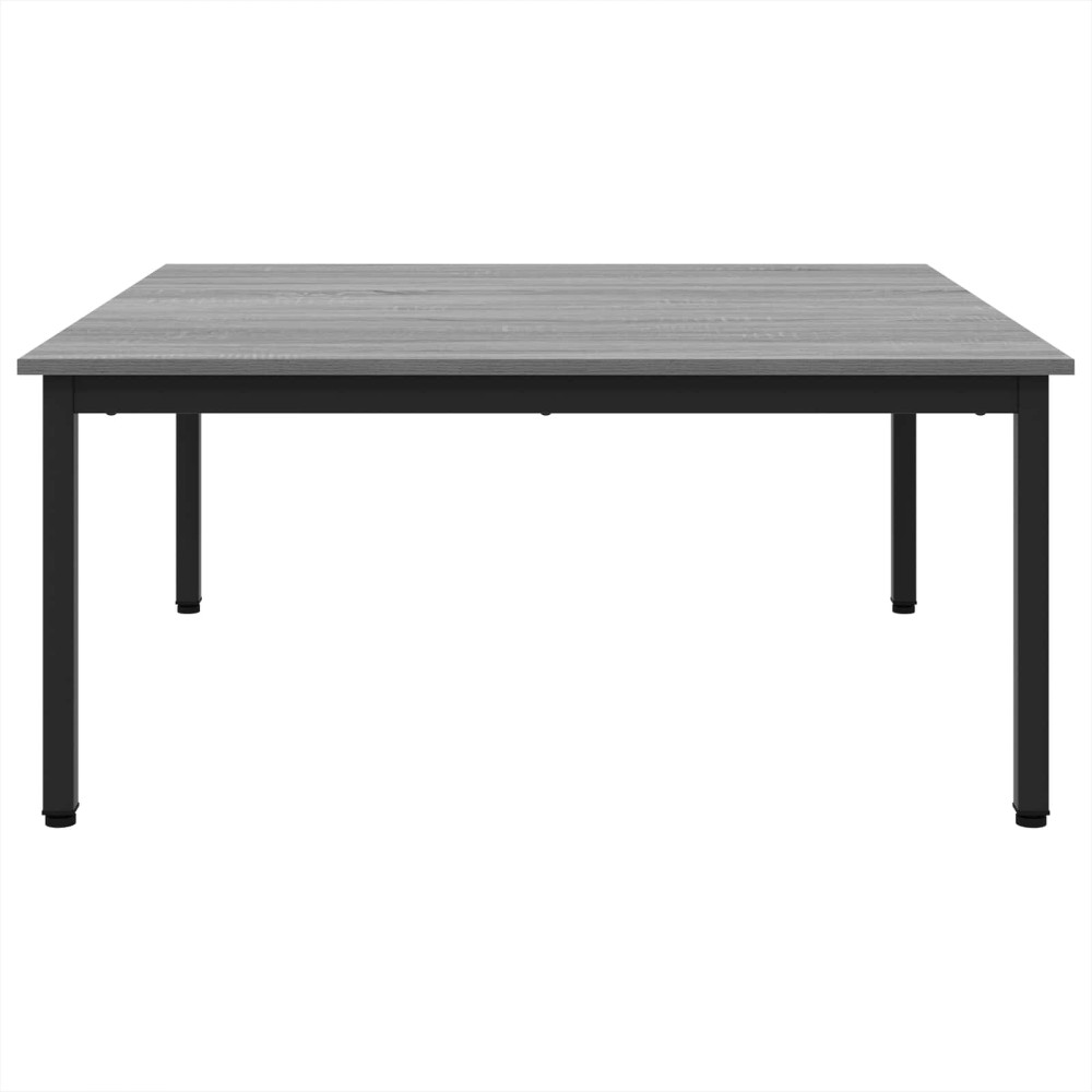 Produktbild för Kaffeebord Grå Sonoma 100 x 100 x 45 cm Konstruerat trä