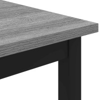 Produktbild för Kaffeebord Grå Sonoma 100 x 100 x 45 cm Konstruerat trä