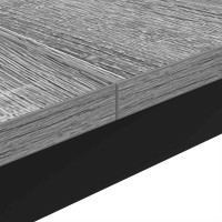 Produktbild för Kaffeebord Grå Sonoma 100 x 100 x 45 cm Konstruerat trä