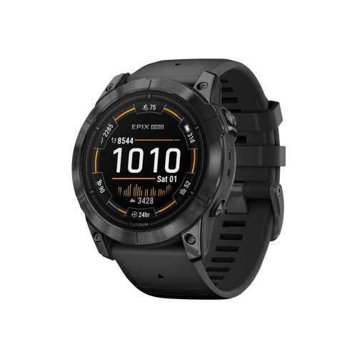 Garmin Garmin epix Pro Standard Edition 2a generation - skiffergråa fiberförstärkta polymerer - Ja smart klocka med band - svart - 32 GB