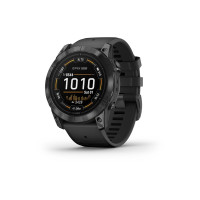 Produktbild för Garmin epix Pro Standard Edition 2a generation - skiffergråa fiberförstärkta polymerer - Ja smart klocka med band - svart - 32 GB