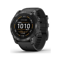 Produktbild för Garmin epix Pro Standard Edition 2a generation - skiffergråa fiberförstärkta polymerer - Ja smart klocka med band - svart - 32 GB
