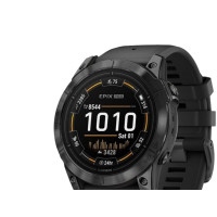 Produktbild för Garmin epix Pro Standard Edition 2a generation - skiffergråa fiberförstärkta polymerer - Ja smart klocka med band - svart - 32 GB