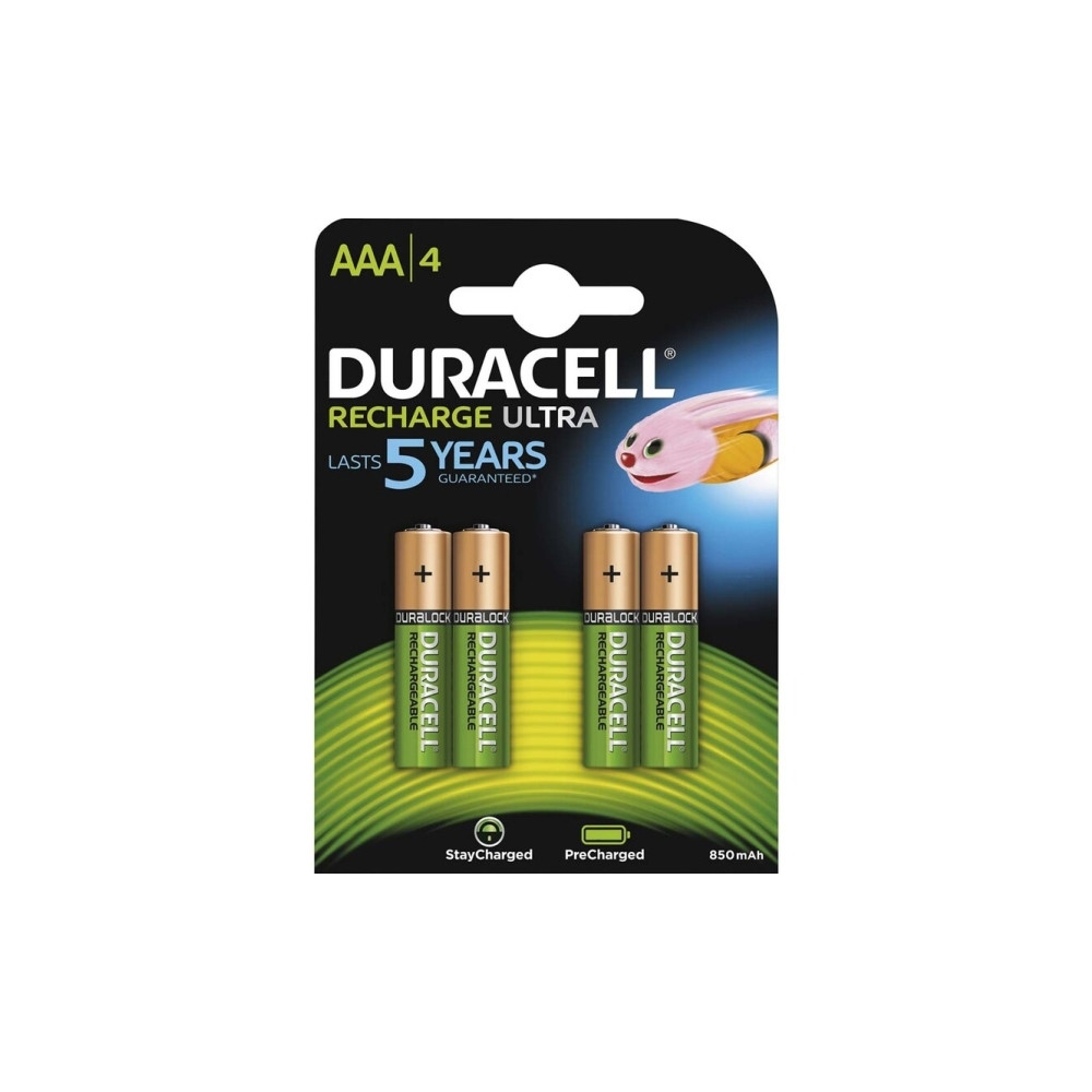 Produktbild för Duracell StayCharged batteri - 4 x AAA - NiMH