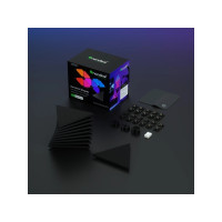 Produktbild för Nanoleaf Shapes Expansion pack - trådlös belysningsuppsättning - LED x 10 - 0.54 W - totalt: 5.4 W - RGBW-lampa - 1200-6500 K - minitriangel