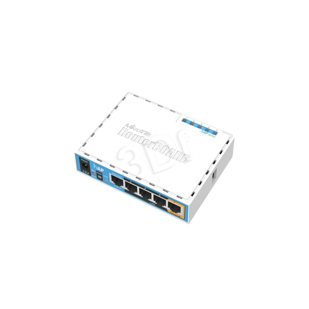 Produktbild för MikroTik RouterBOARD hAP ac lite RB952UI-5AC2ND - trådlös åtkomstpunkt - Wi-Fi 5