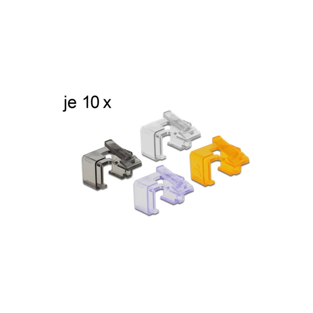 Produktbild för Delock Repair Clip Set 2 - reparationsklämma för nätverkskontakt