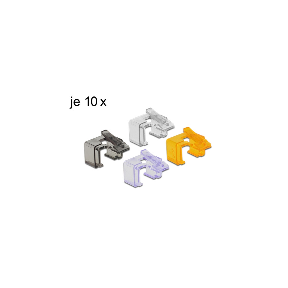 Produktbild för Delock Repair Clip Set 2 - reparationsklämma för nätverkskontakt