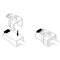 Produktbild för Delock Repair Clip Set 2 - reparationsklämma för nätverkskontakt