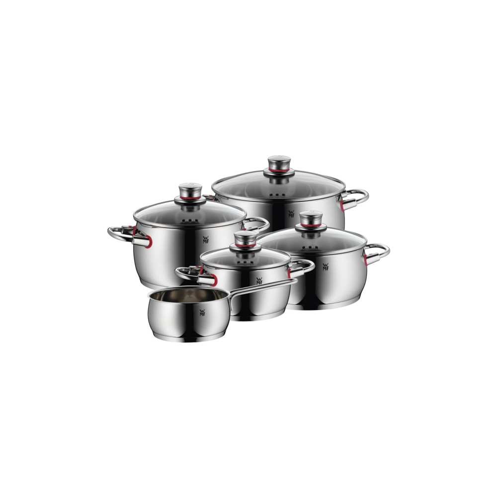 Produktbild för WMF Quality One 07.7455.6380, Grytset, Rostfritt stål, Rostf...