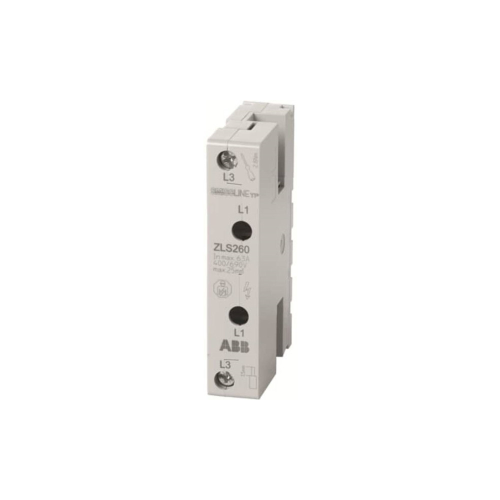 Produktbild för ABB STOTZ-KONTAKT inmatningsblock 63A L1, L3 ZLS260 (2CCA205...